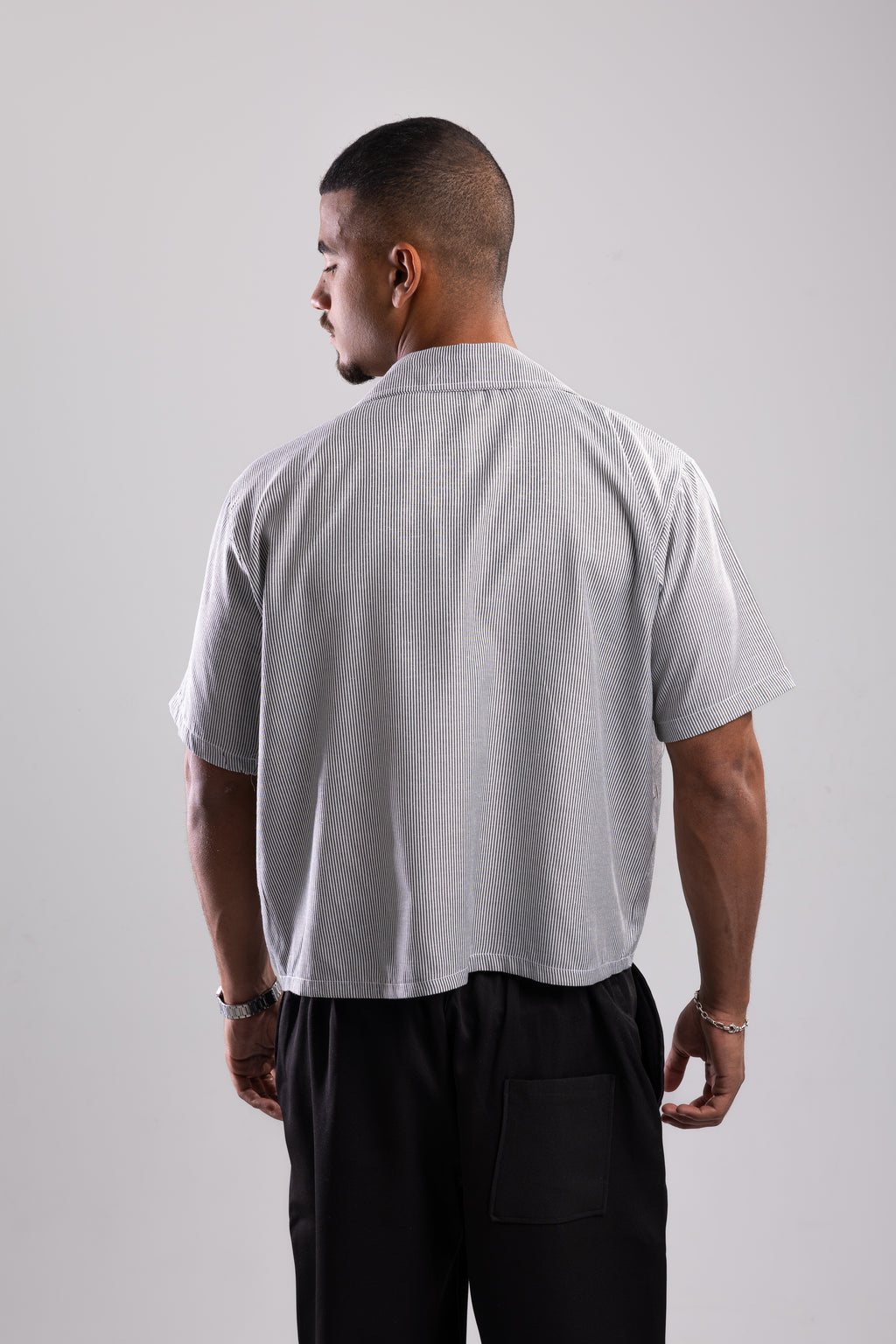 Striped Shirt - Blackxwhite
