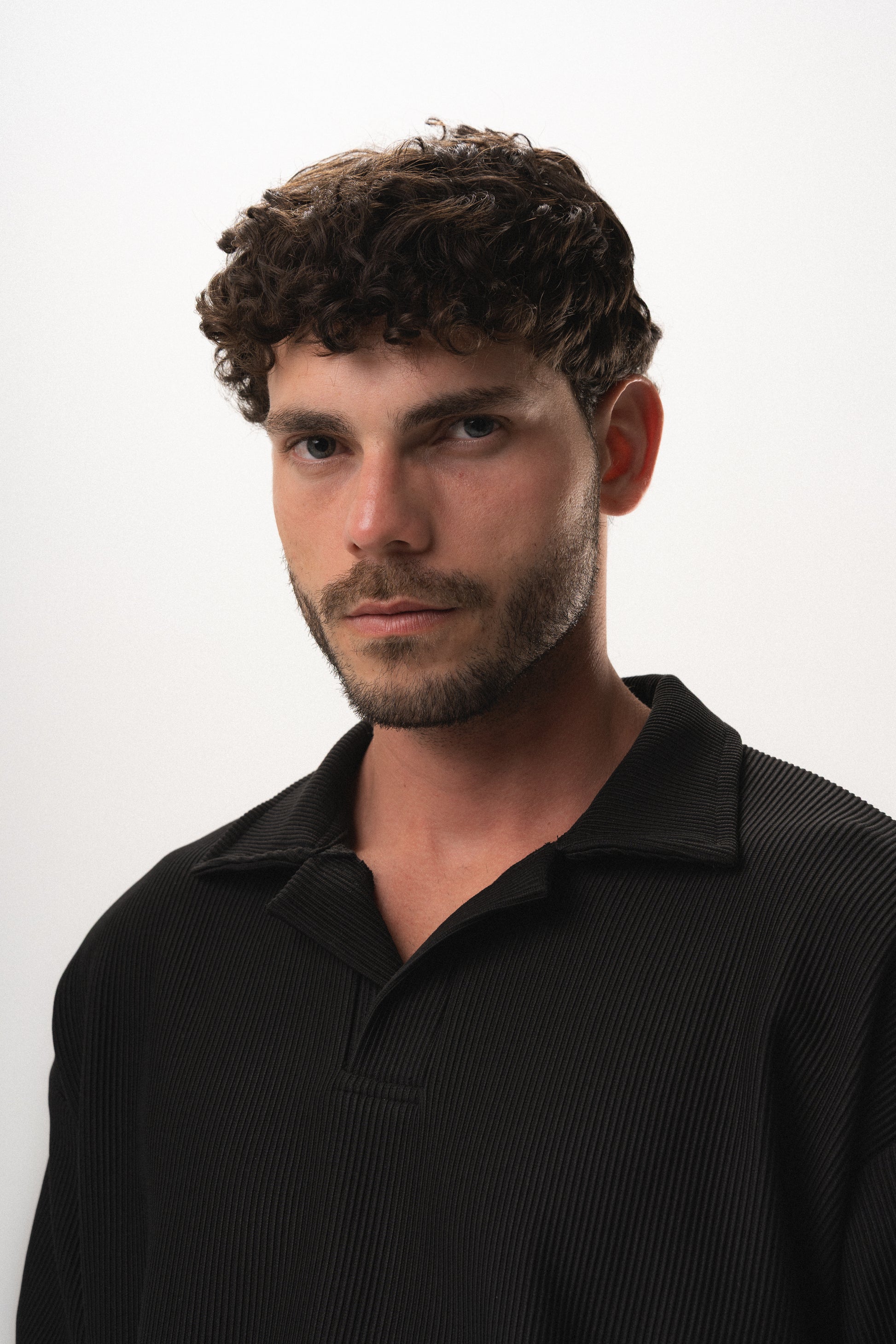 Polo Weighted Tshirt - Black
