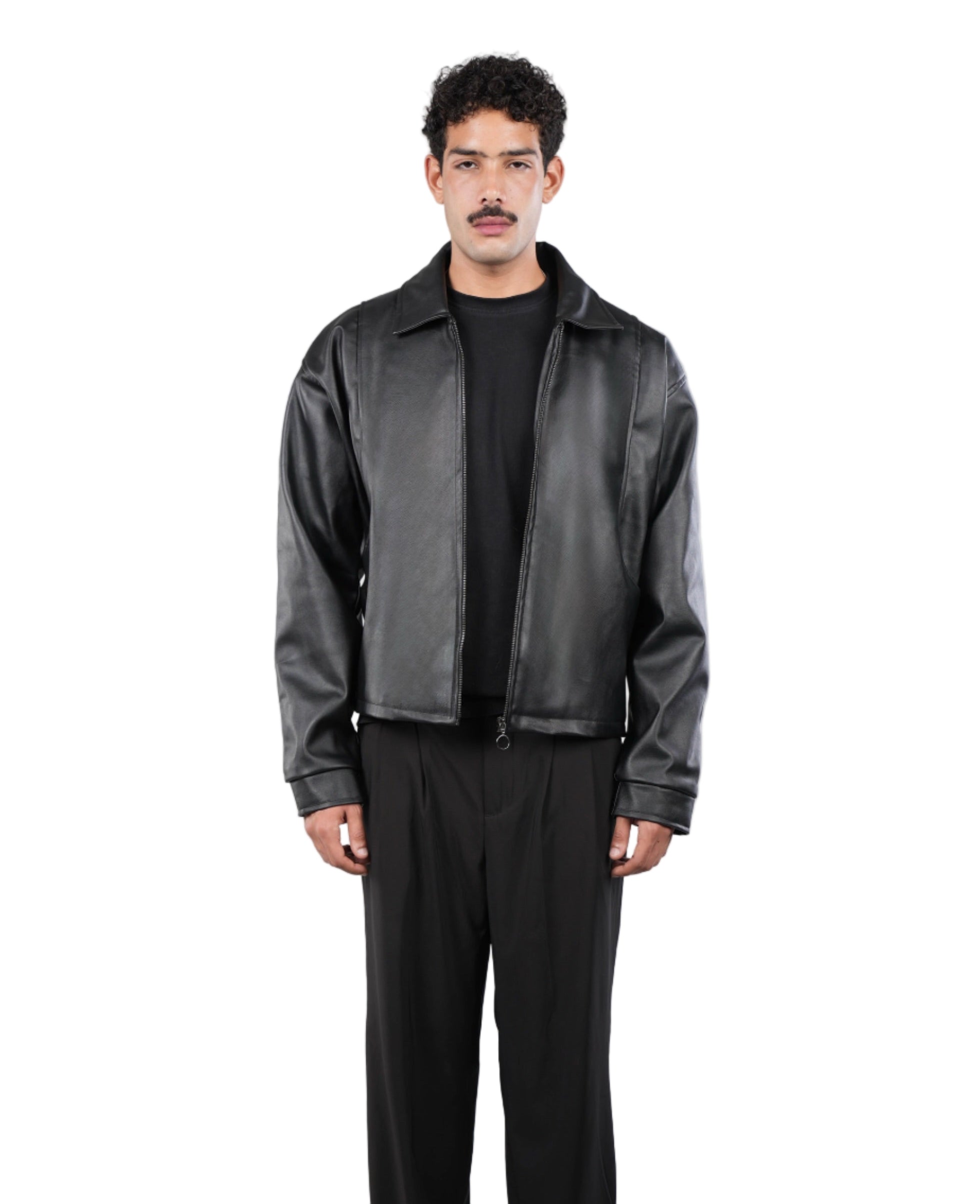 Nuit Leather Jacket – Yahia Hadidi
