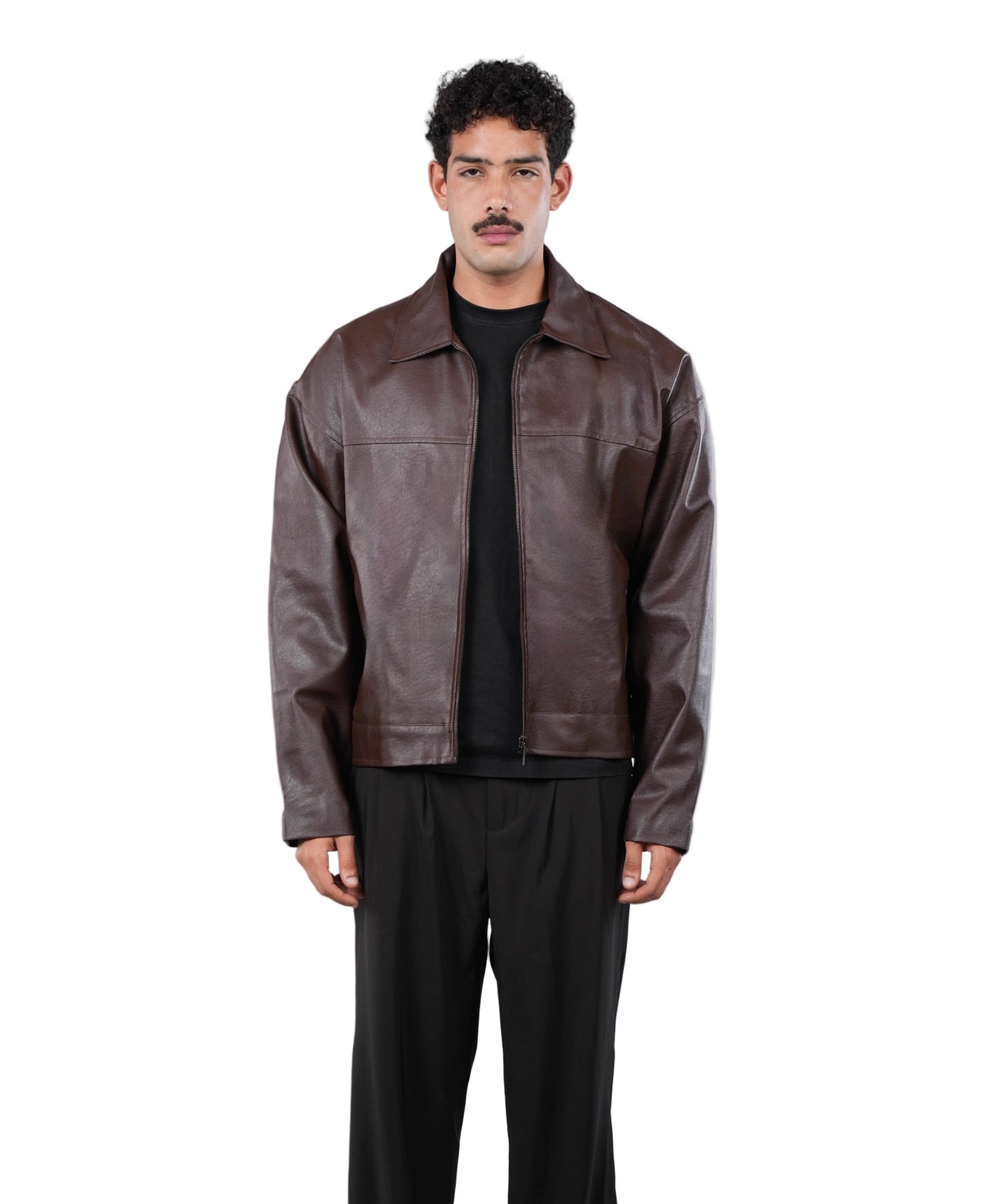 Ember Leather Jacket - Brown