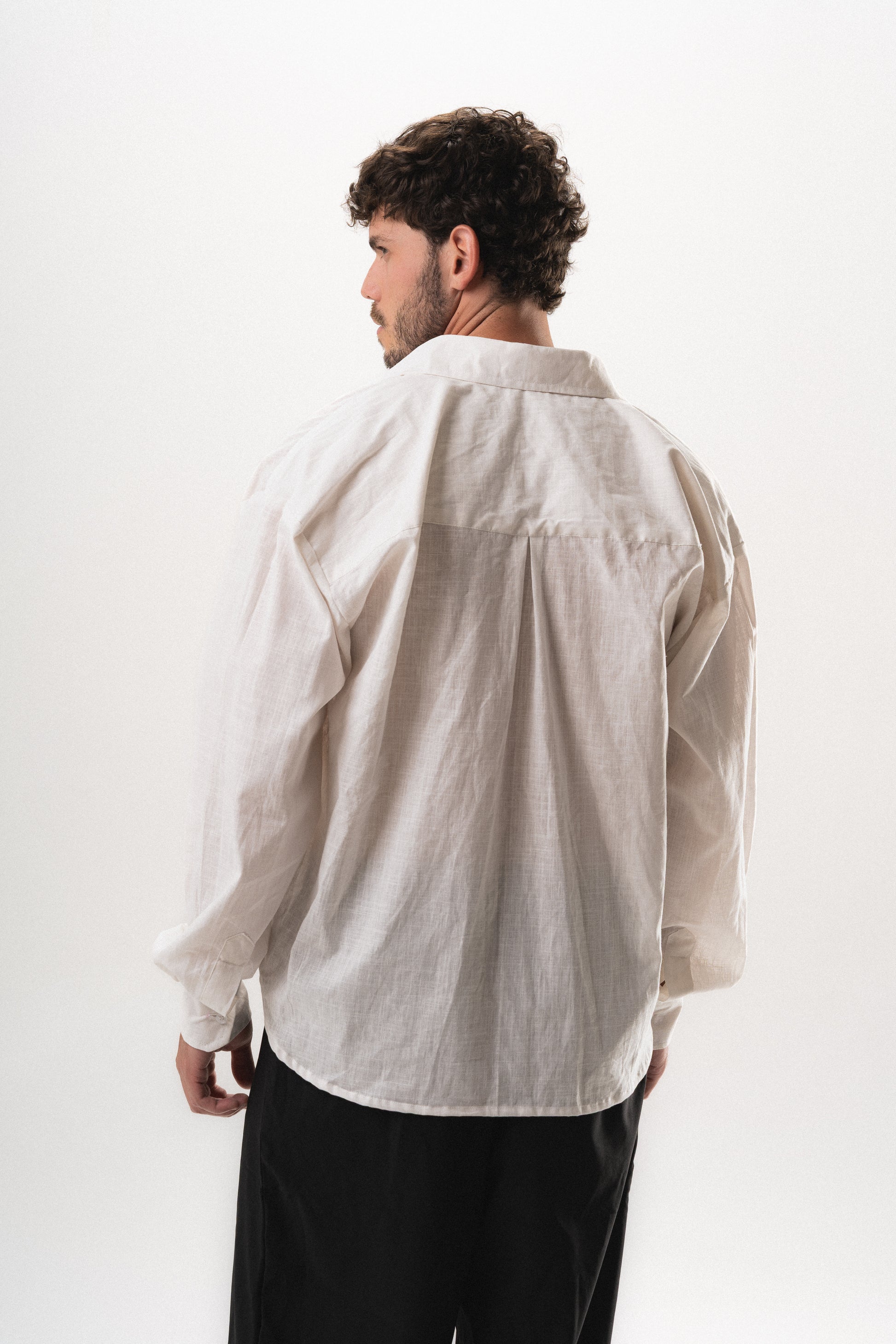 Dune Linen Shirt - White