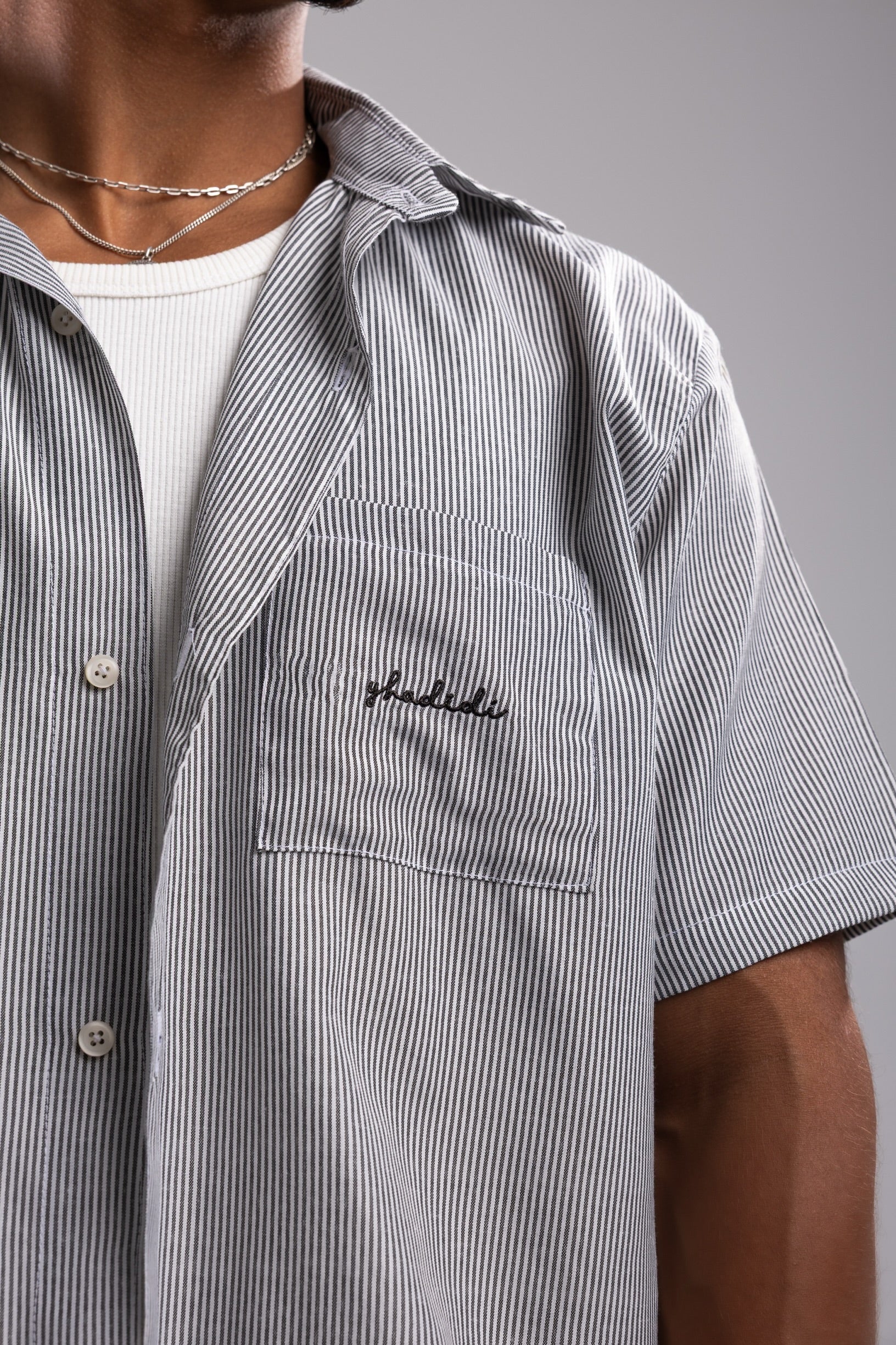 Striped Shirt - Blackxwhite
