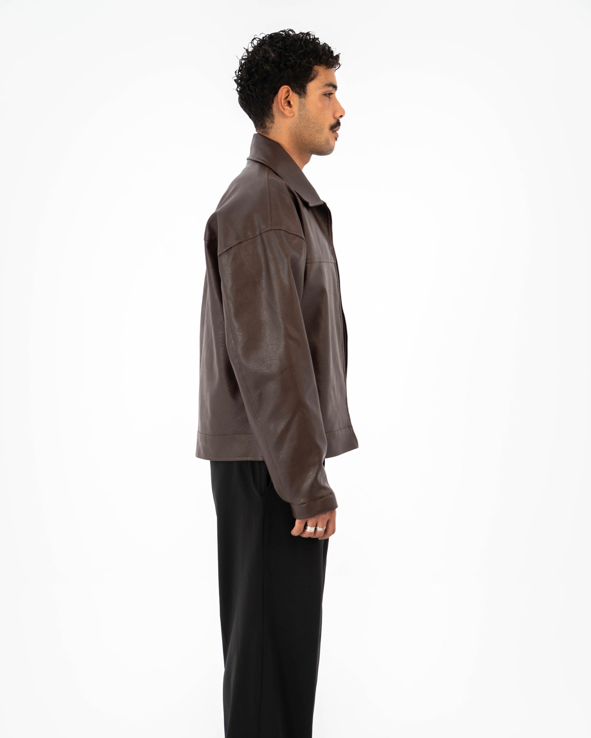 Ember Leather Jacket - Brown