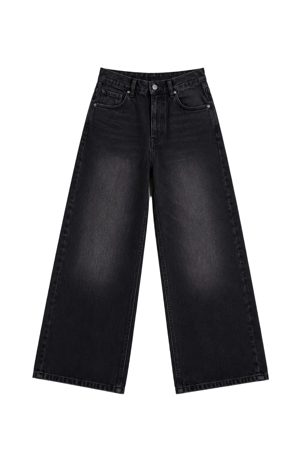 Black Straight-baggy Jeans