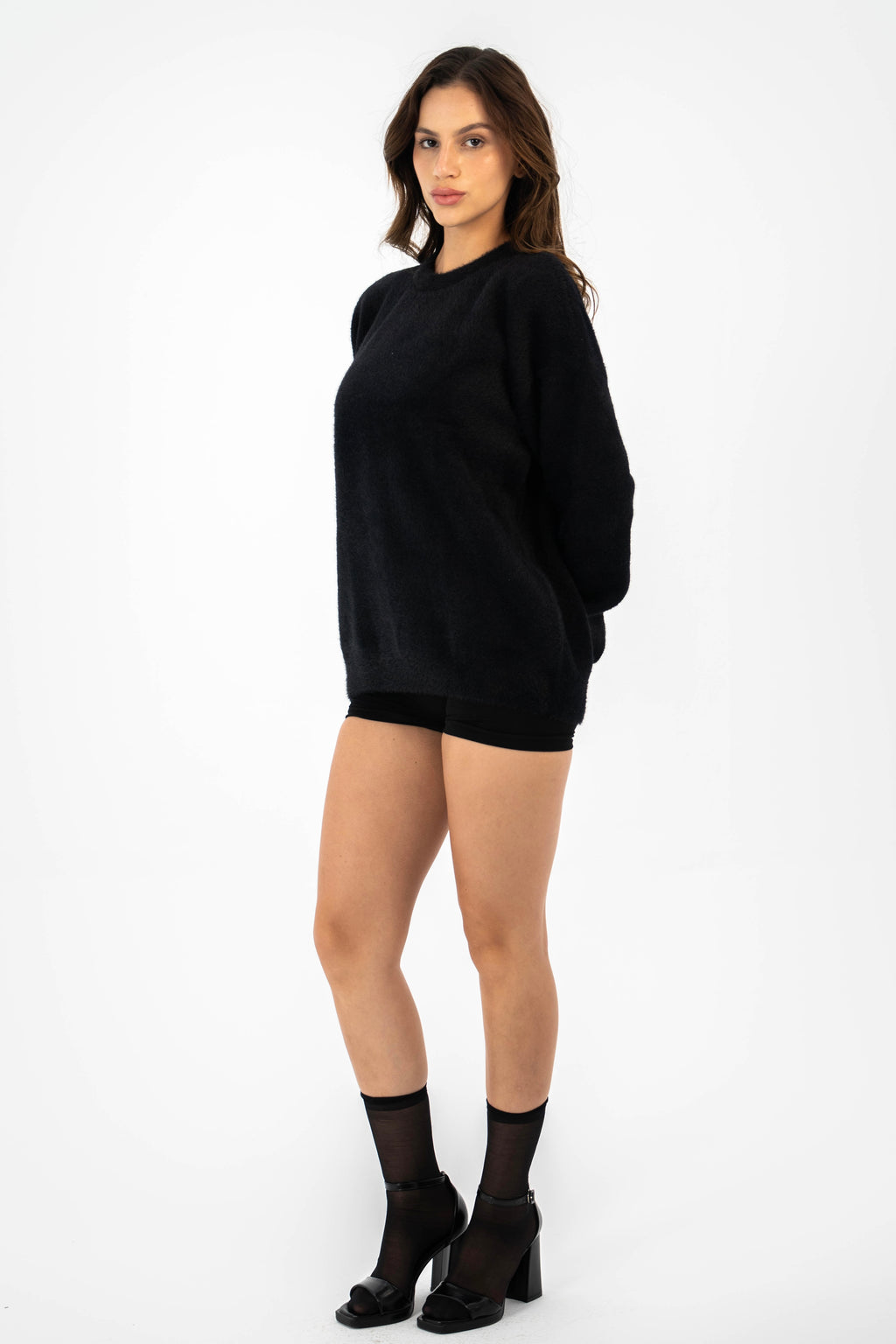 Lune Knit Sweater - Black