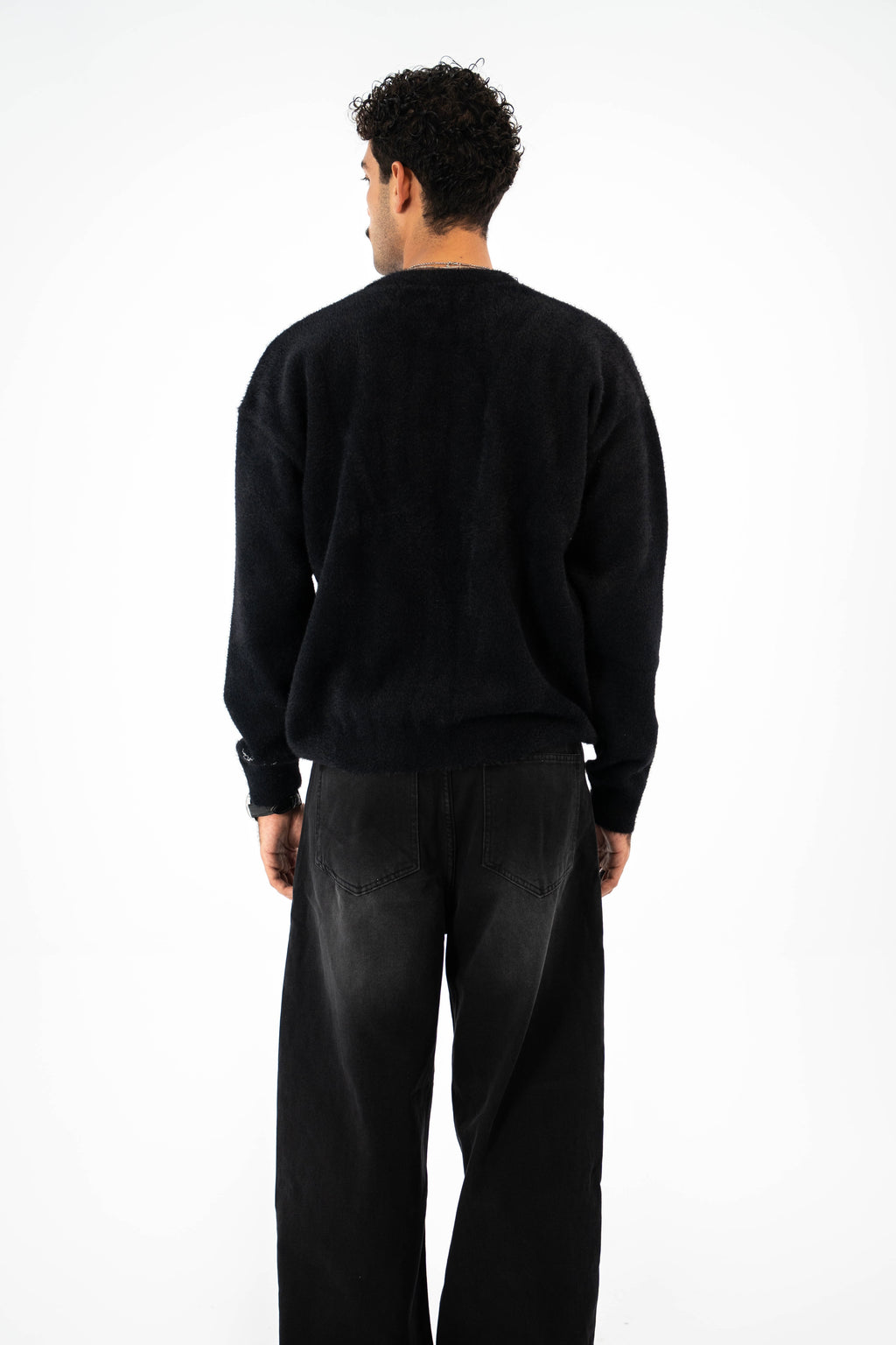 Lune Knit Sweater - Black