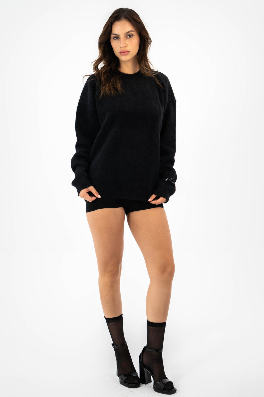Lune Knit Sweater - Black
