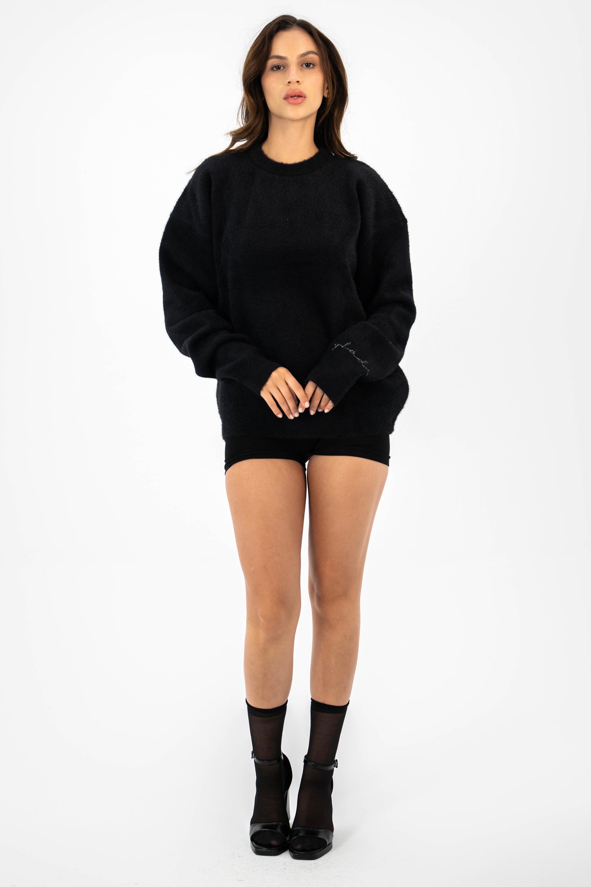 Lune Knit Sweater - Black