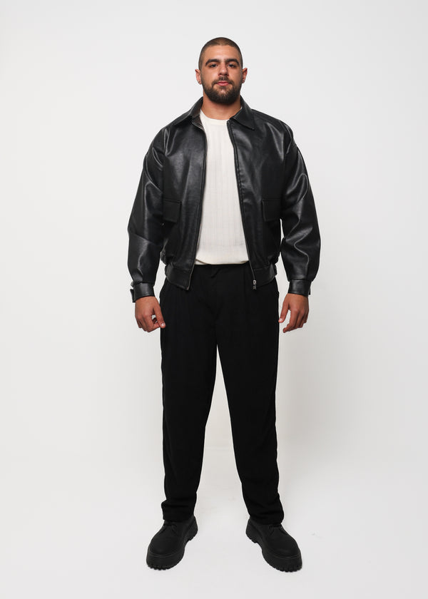 Bulk Hard Leather Jacket