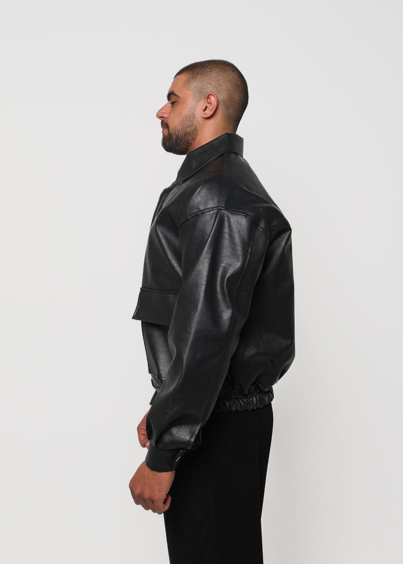 Bulk Hard Leather Jacket