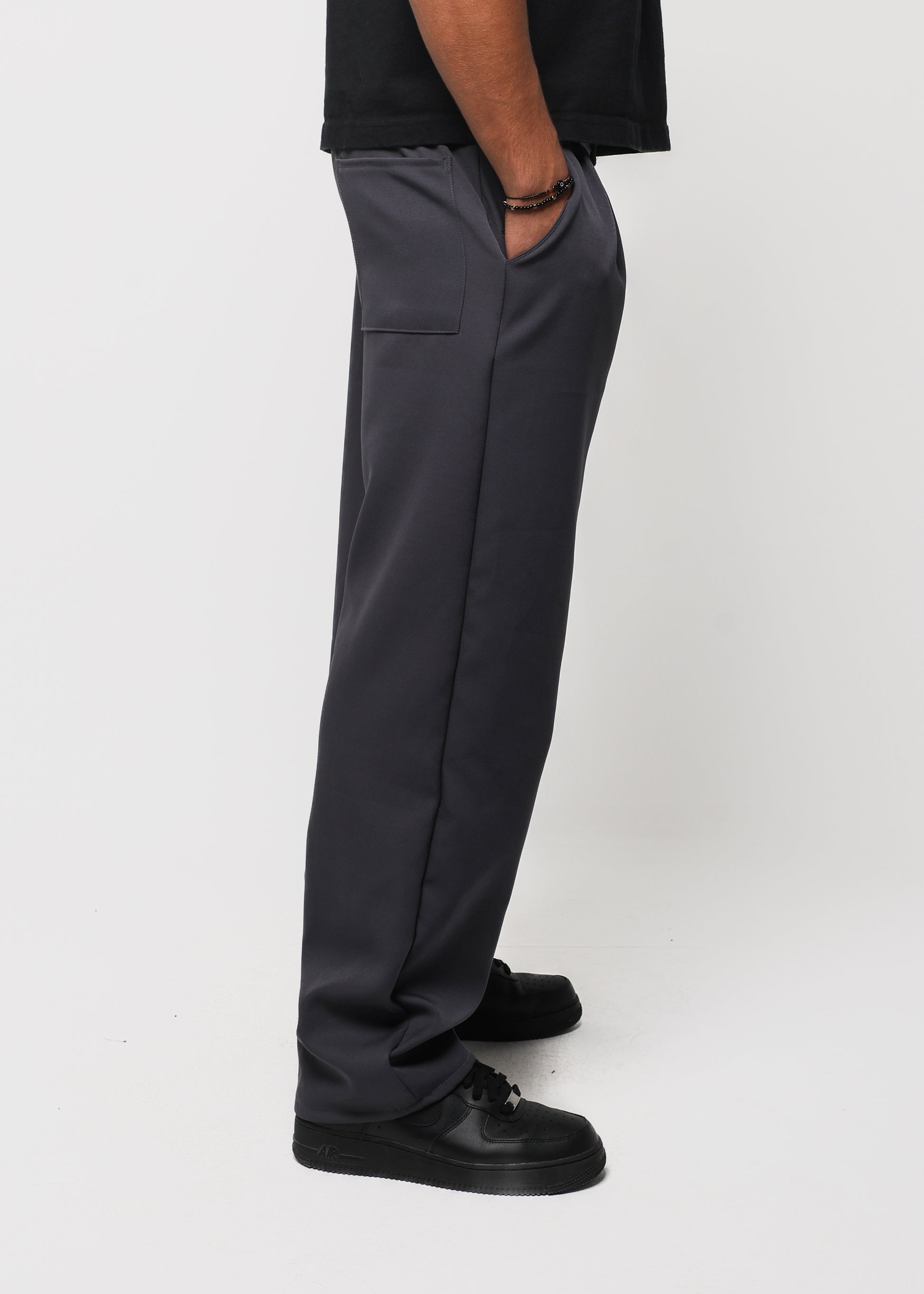 Work Tailored Trousers - Dark Grey