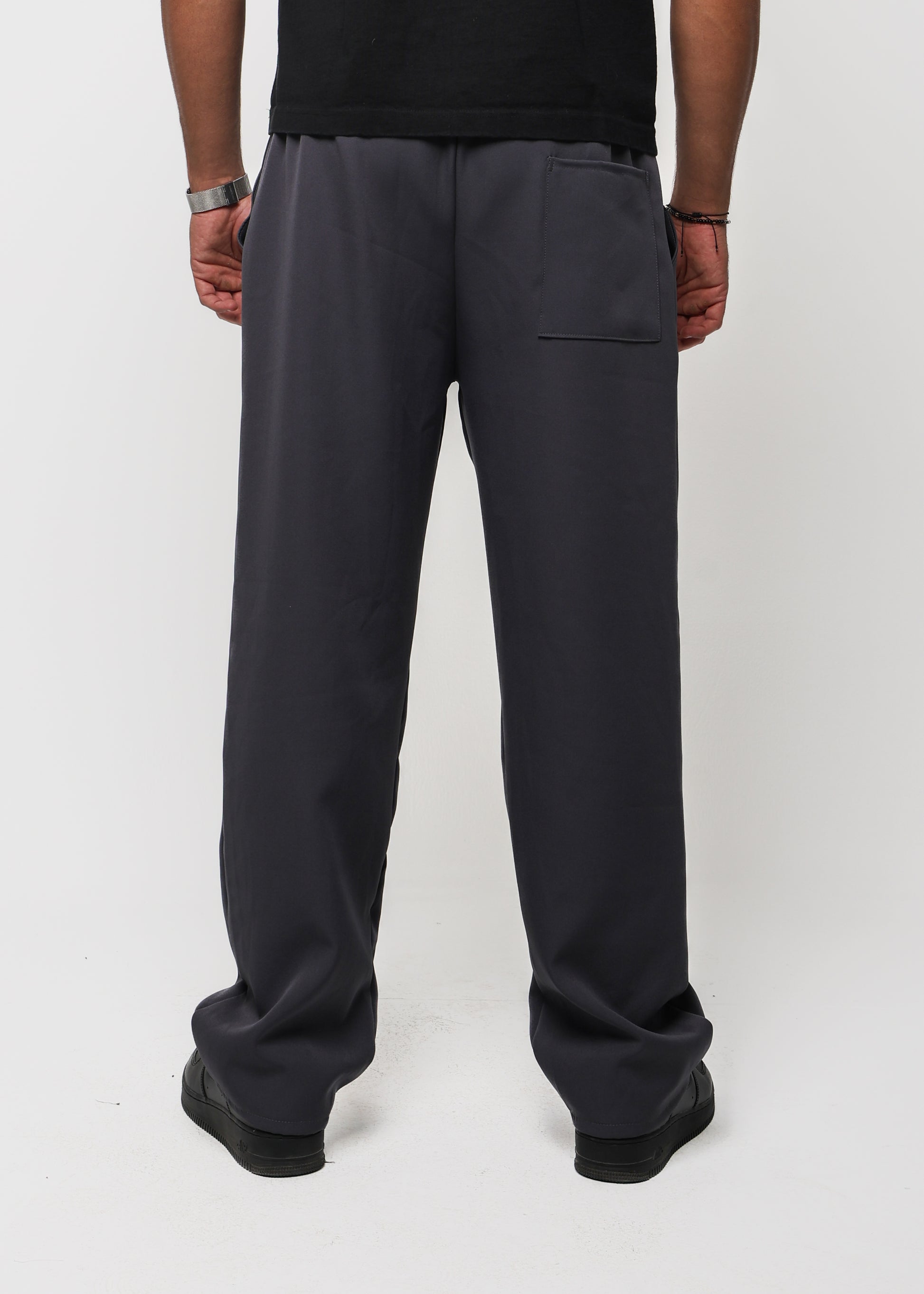 Work Tailored Trousers - Dark Grey